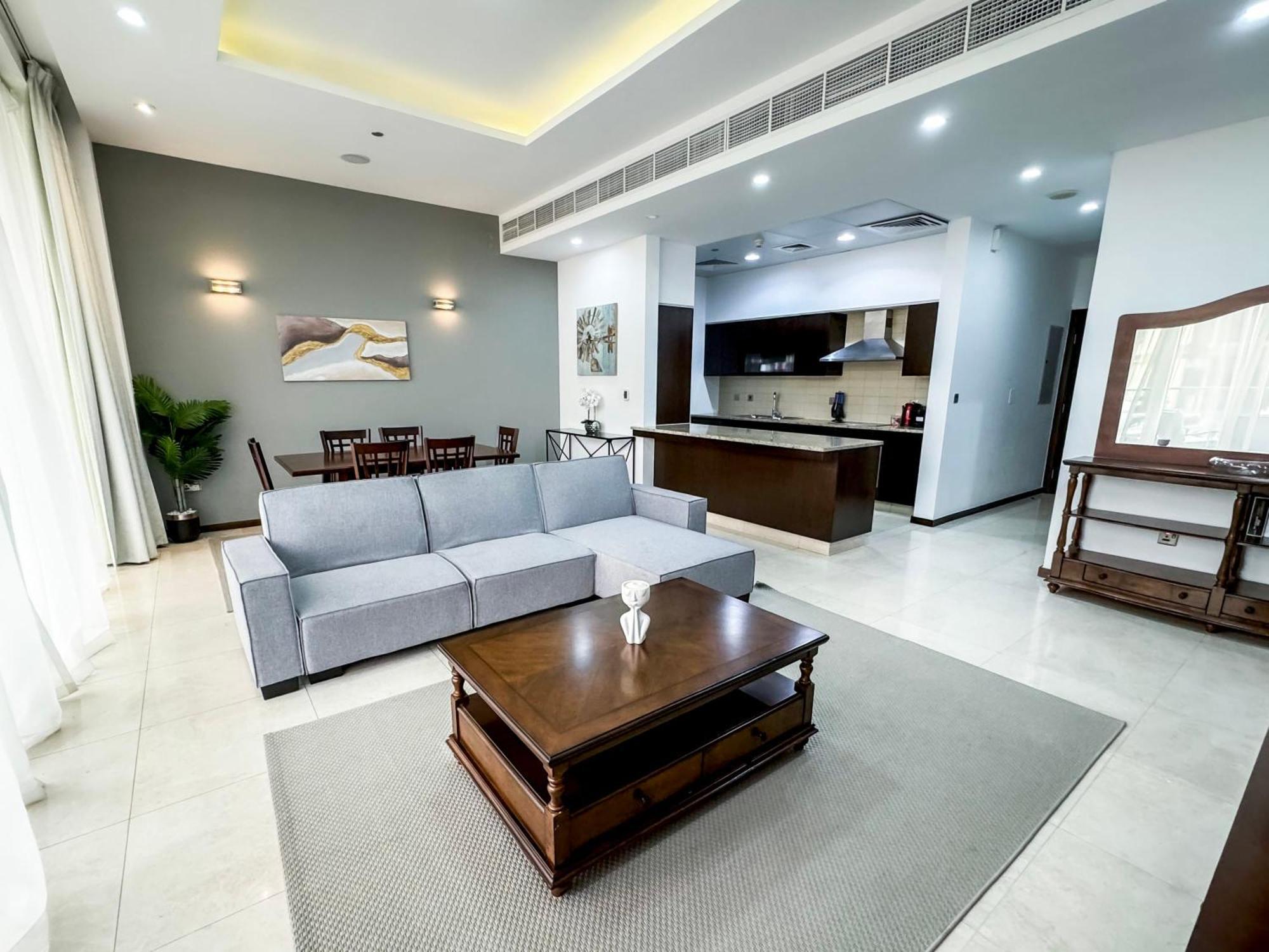 Modern Beachfront 1Br Apartment - Tiara Residence Dubai Ngoại thất bức ảnh